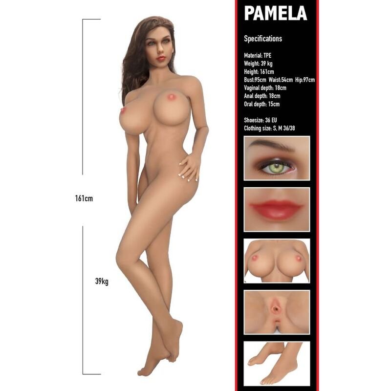 HIDDEN DESIRE - BABE PAMELA (DOLLS) Muñeca Realista - Imagen 7