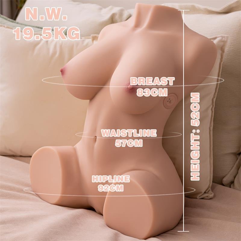 XISE Masturbador Torso Dania Movimiento Thrusting 19.5 kg - Imagen 2